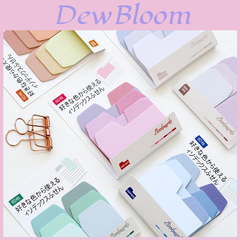 Gradient Color Sticky Notepad Paper Tabs For Creative Diy Message Notation