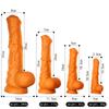 VaHppy Dildo extra large 2090g 37*8cm Masturbazione del pene per le donne Gay a forma di fallo Cavallo Pene Silicone liquido dorato Ventosa di potenza