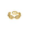 Anello Minimalista alla Moda Ins con Design Personalizzato a Naso di Maiale Multi-strato Vuoto Versatile per Fidanzate Anello Dolce Delicato