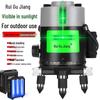 High-Precision Outdoor 2-Line & 5-Line Infrared Green Laser Level with Automatic Leveling