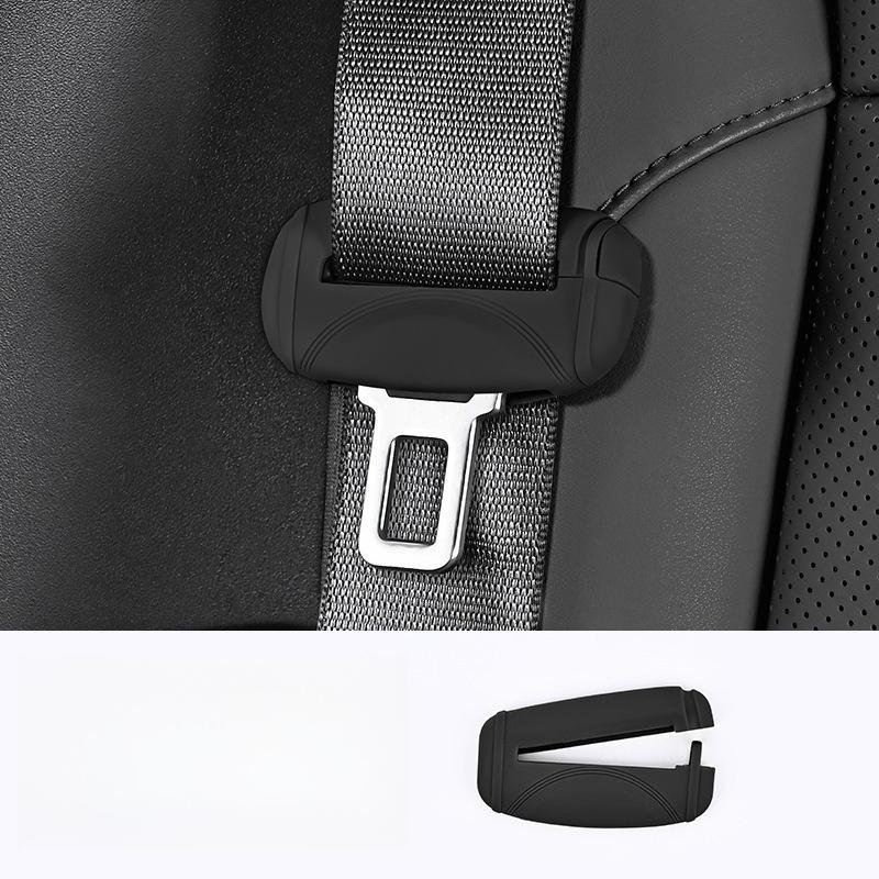 Car Safety Seat Belt Anti-Scratch Cover Silicone Button protective case Universal Car Seat Belt Socket Protective Cover