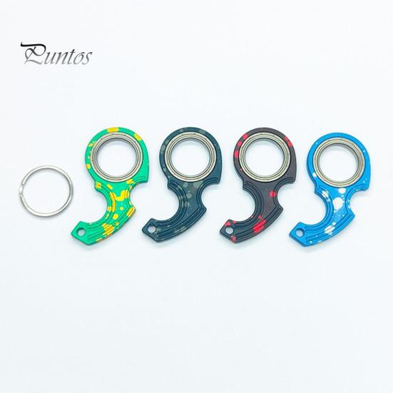Metal Spinner Fidget Toy Stress Anxiety Relief Finger Flexibility Training Decompression Fingertip Spinning Top Toy Kids Teens Adults Birthday Gift