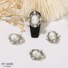 Yousheng 20Pcs  Nail Art Jewelry  Faux Pearl Rhinestone  3D Charms  Alloy Craft  DIY Nail Decoration Manicure Accessories  for Nail Salon