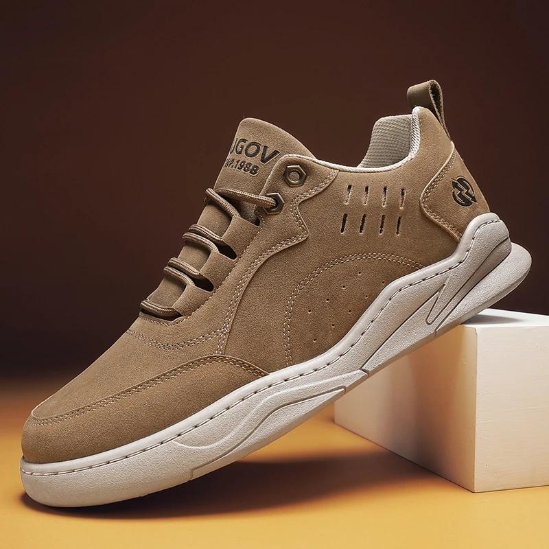 

Men s Sports Shoes Loafers Leather Soft Soled Lightweight Men s Driving Shoes Men s Outdoor Travel Shoes 44 песчаный