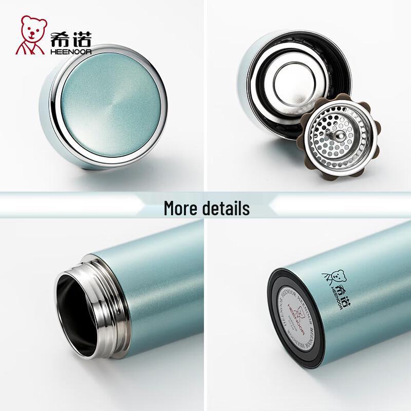 HEENOOR XN-3096 640ml 304 Stainless Steel Insulated Thermos