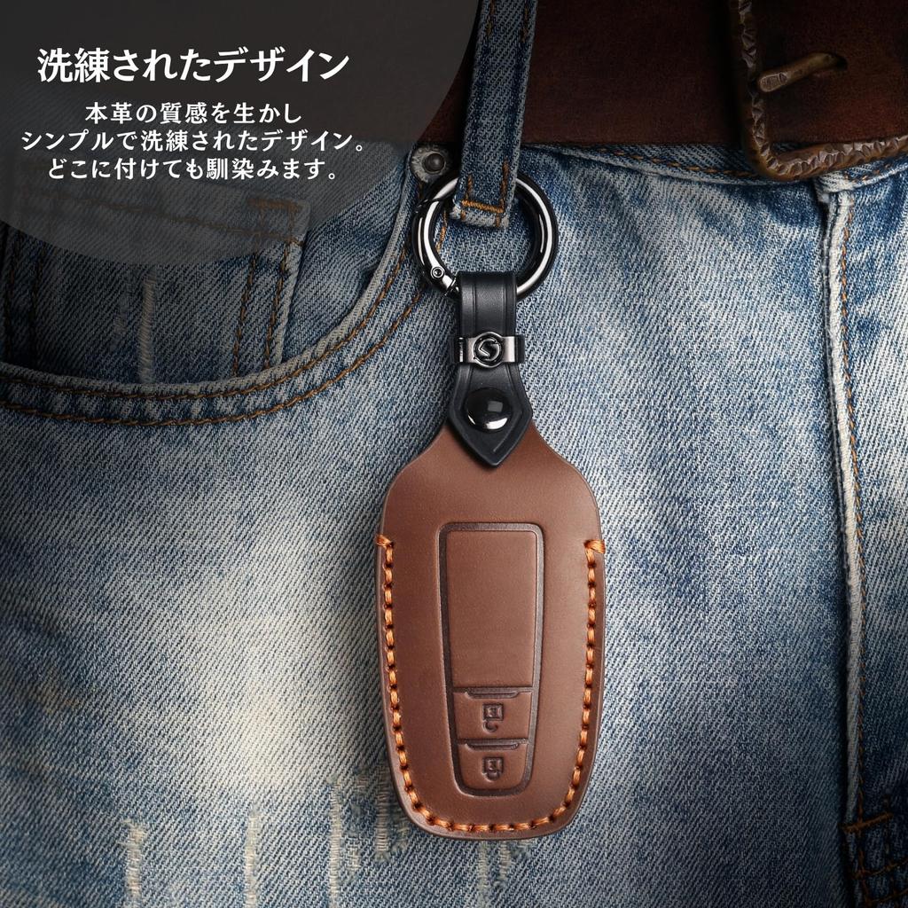 [smasol] Key Cover till Corolla Cross, Ny Key Case till RAV4 Serie 50, Prius Serie 50