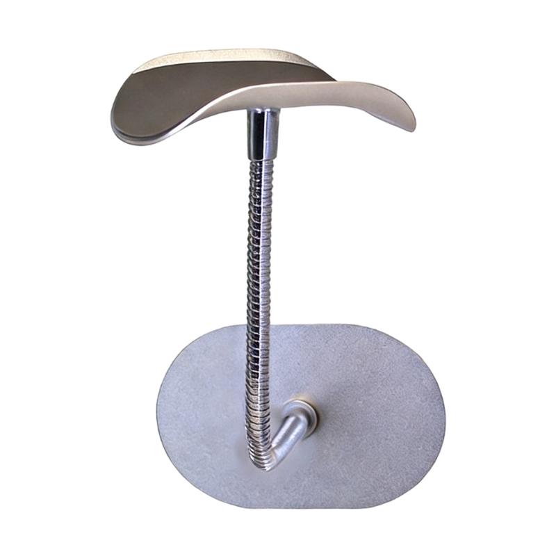 

Adjustable Aluminum Alloy Headphone Stand Support Wall Mount Space Saving Solution For Desk And Work Zone серебряный
