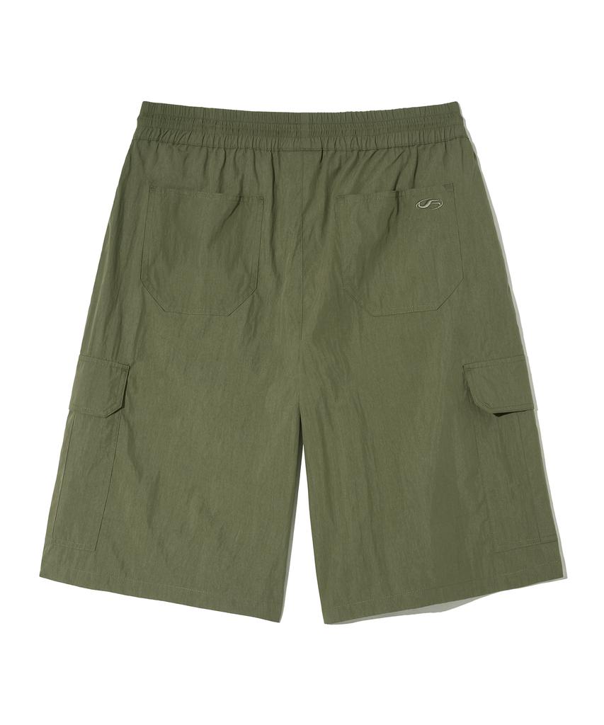 FILLUMINATE Banding Cargo Bermuda Shorts - Khaki
