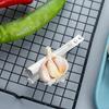 1 szt. Wielofunkcyjny klips ze stali nierdzewnej do obierania czosnku, Szybkie i dobre obieranie czosnku w kuchni, Konstrukcja klipsa pęsety może wyrywać włosy