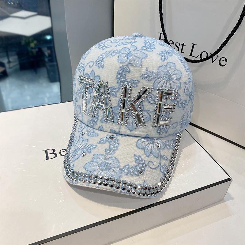 Embellished  Baseball Cap - Stylish Street Style Trucker Cap For Sun Protection - Adjustable, Breathable