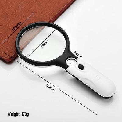 Miflame Handheld Rechargeable LED Magnifying Glass