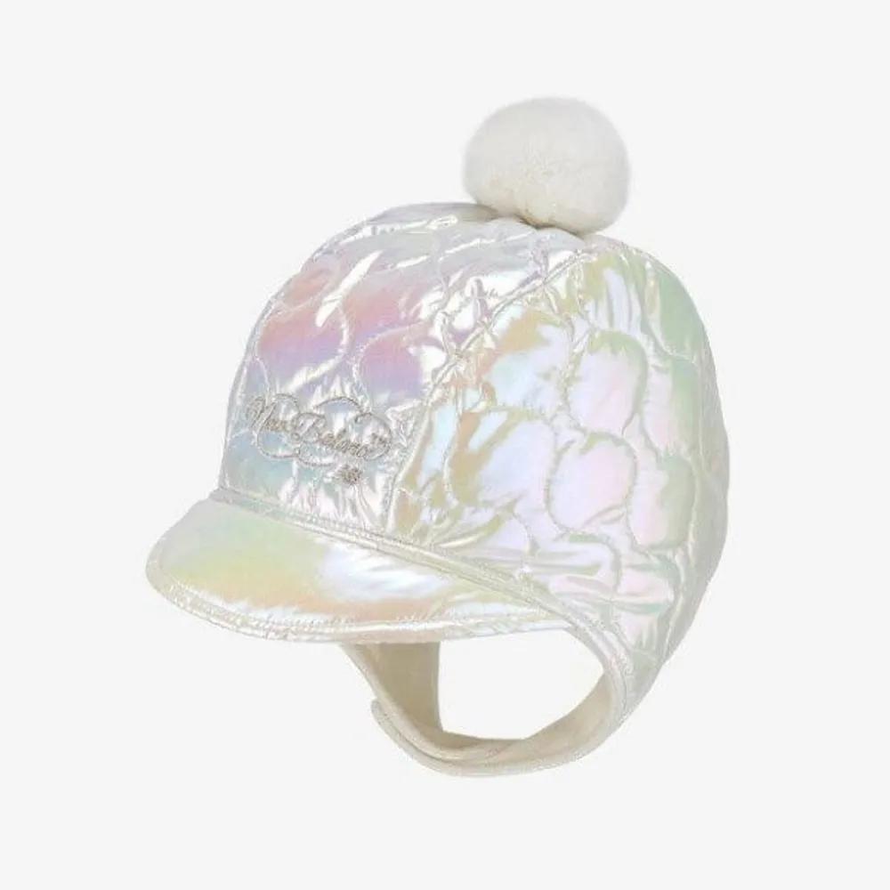 [New Balance] M Hat PQC NK8BEF709U-10 Quilted Bonnet Hat white series