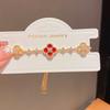 Floral Hand Chain With Gold Plating For Women Fashion Accessory Summer