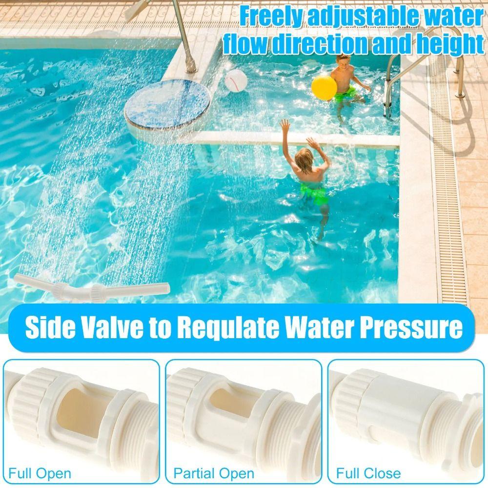 Cooling Spray Head Pool Fountain Sprayer PVC Swimming Pool Fountain Outdoor
