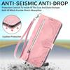 Zipper Leather Flip Wallet Case For OPPO Find X6 X8 Pro Reno 12 12F 13 Pro 7 7A 8 Lite A40 A40M A60 A80 A18 A38 A79 Phone Cover
