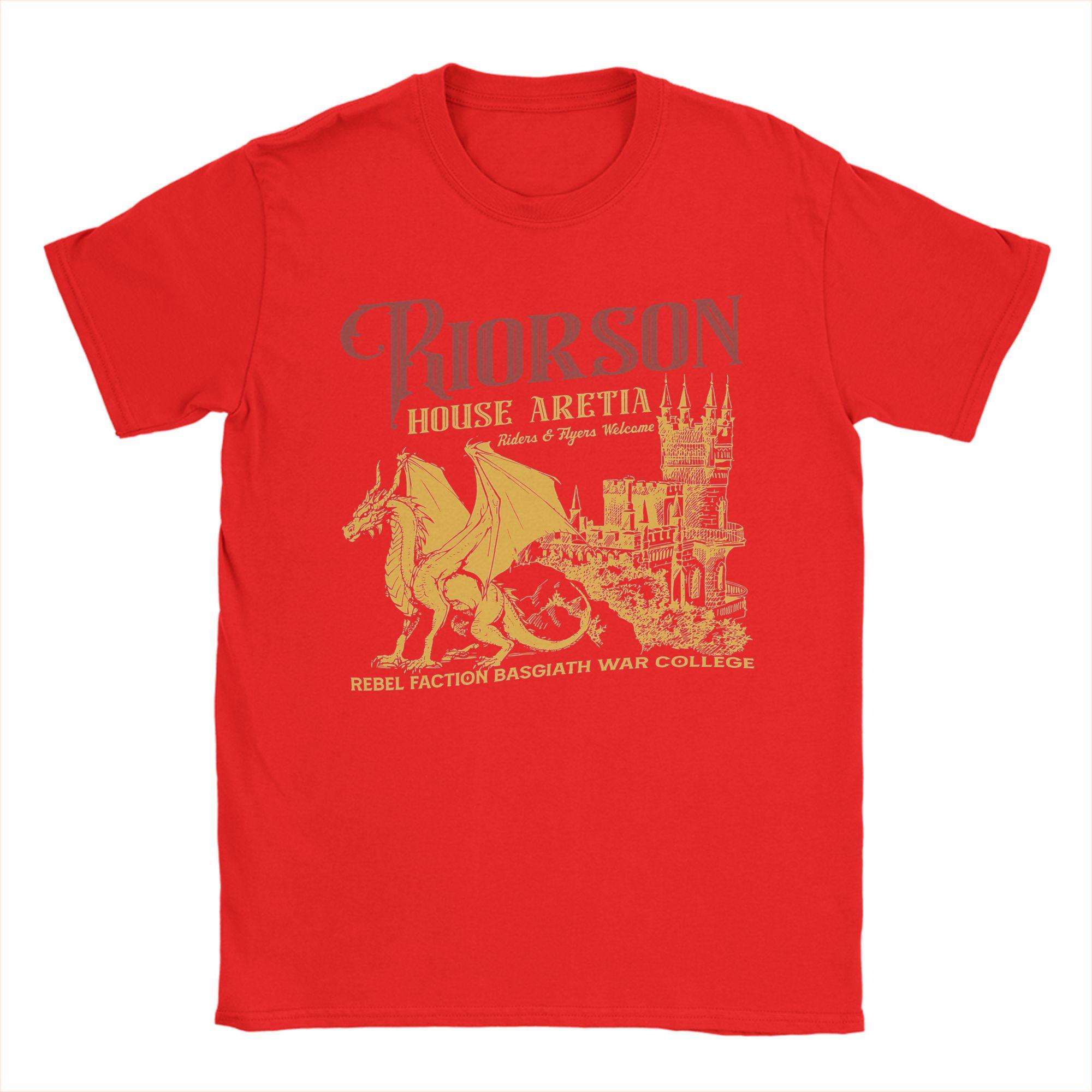 Iron Flame Xaden Riorson House Arrtia Fourth Wing TShirts Unisex Cotton Tees Crewneck Short Sleeve T Shirts New Arrival Clothing S