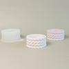 Braided Cord Silicone Candlestick Molds for Epoxy Resin Candle Stand Woven Rope Textured Silicone Tealight Holder Molds