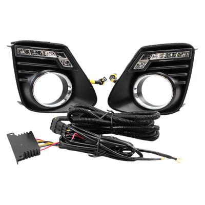 Fog Light Kit with Bumper & Daytime Running Lights for 2011-2013 Toyota Corolla