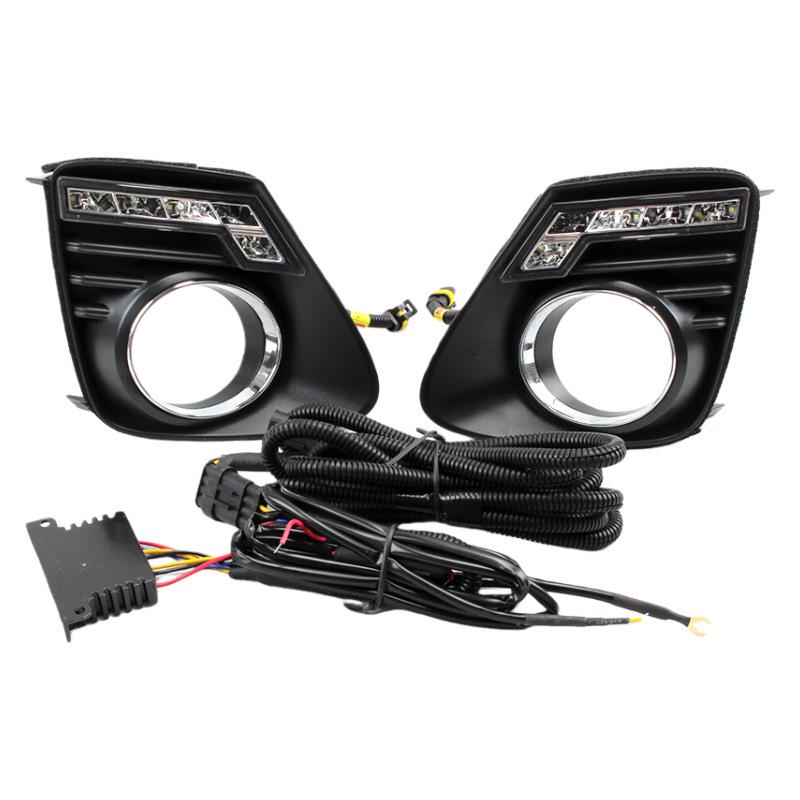 Fog Light Kit with Bumper & Daytime Running Lights for 2011-2013 Toyota Corolla