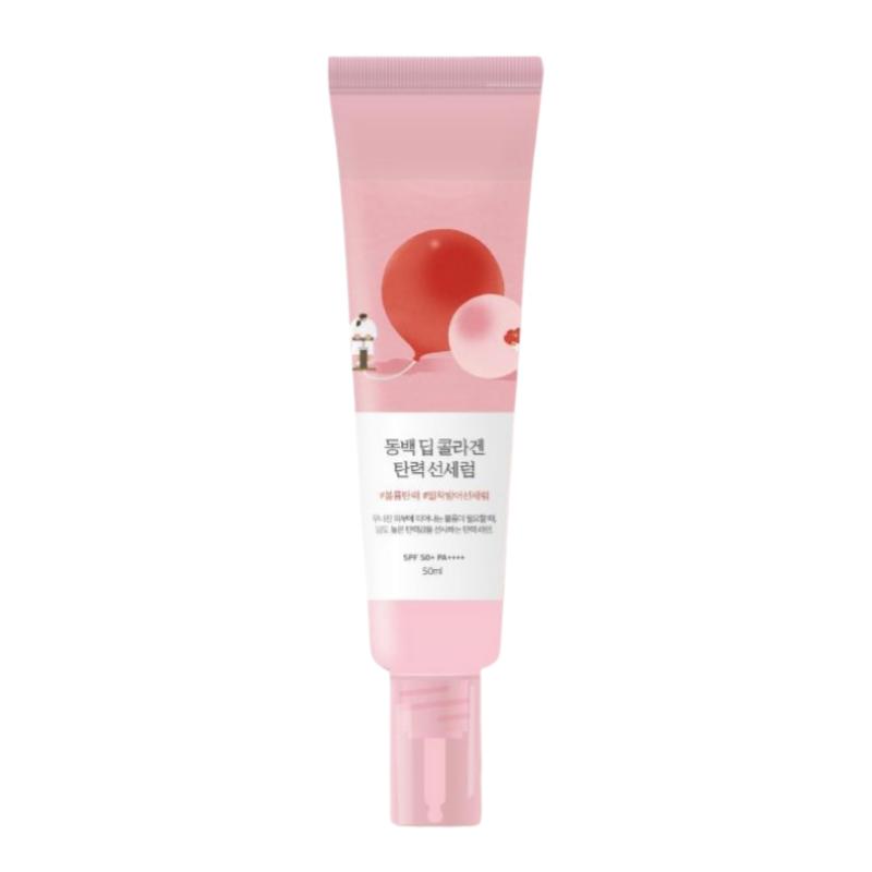 ROUND LAB Camellia Deep Collagen Firming Sun Serum SPF50+ PA++++ 50ml