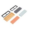 Sharpening Stone Polishing Finishing Whetstone Combination Set with Wooden Base Non Slip Pad
