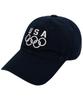 NAVYTEAM Ntv Bc-Olympic Flag Usa Cap-Navy
