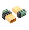 XT60 Male Female to 2PIN Screw Terminal Solderless Adapter Connector For Solar Panel FPV Drone Model Aircraft Balance Charger