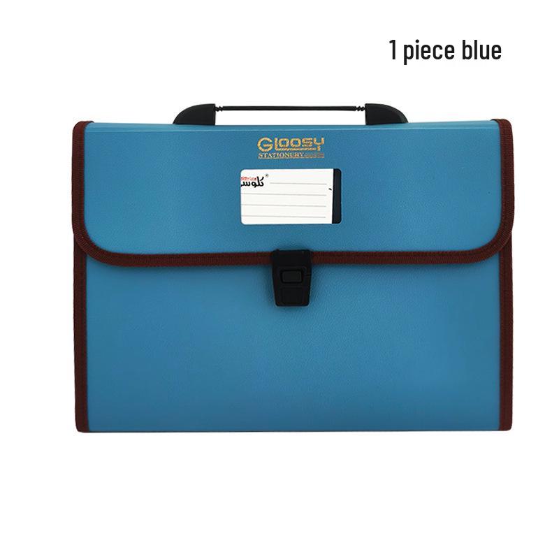 13-Grid A4 Accordion File Folder - Large Capacity Office & Student Document Organizer