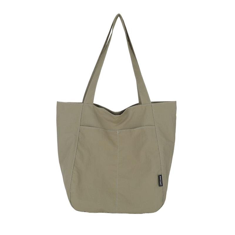

Lightweight, Minimalist, Commuting, Single-Shoulder, Casual, Versatile, Student Class Tote Bag армія зелений колір