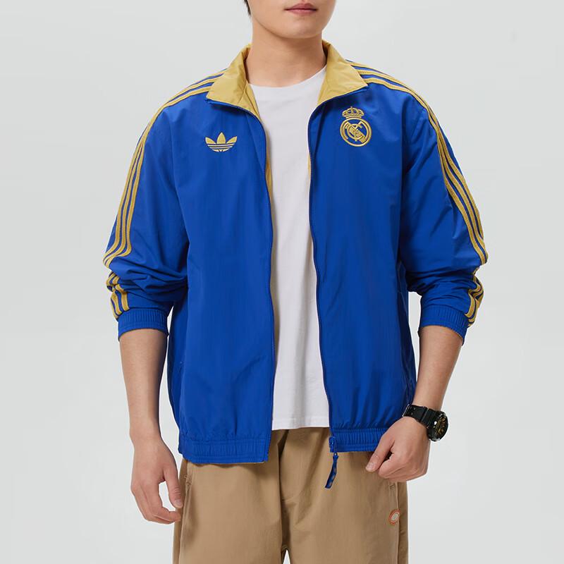 Adidas Men s Real Madrid Woven Jacket JZ2236 M