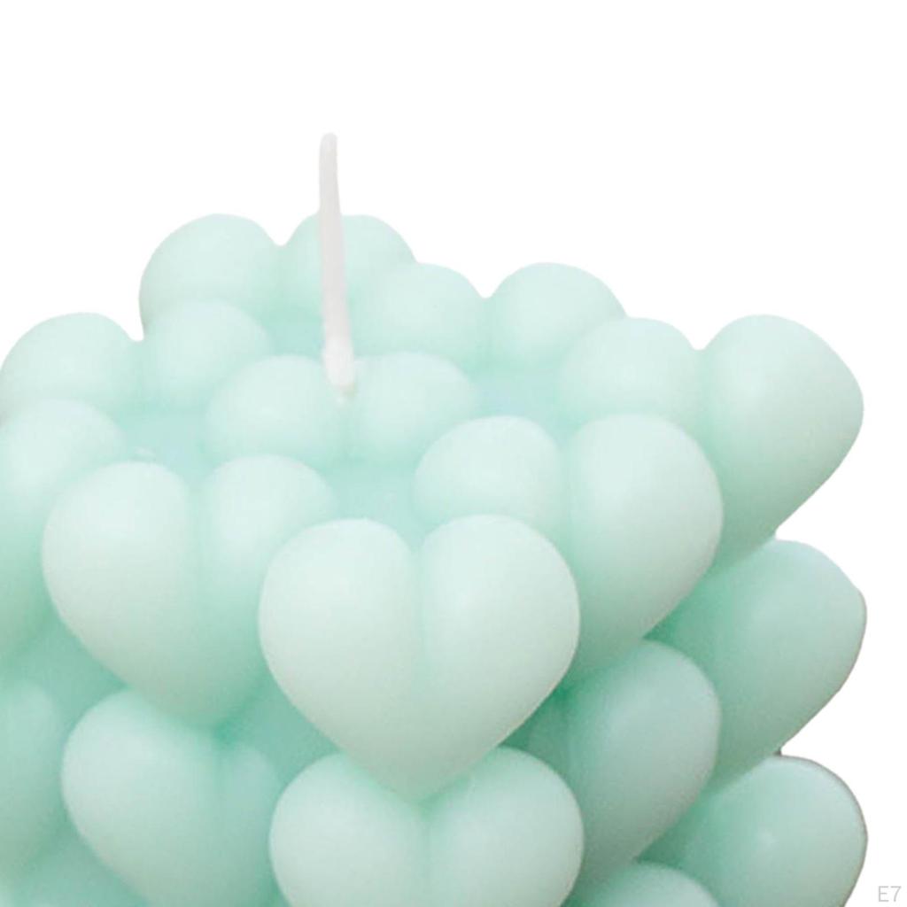 Bubble Cube Candle Aromatherapy ,6.5x6.5x7cm Women Gift White