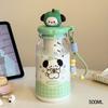 Water bottle summer new plastic water cup girls high value straw cup with tea warehouse high temperature resistant portable children's plastic cup