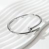 Women's Starry Sky Titanium Steel Bracelet: Fashionable, Simple, Diamond-Studded Nail Bangle, High-End Versatile Jewelry