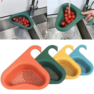 Cesto scolafrutta Cigno Testa sospesa Cestino scola verdure antiscivolo Cucina