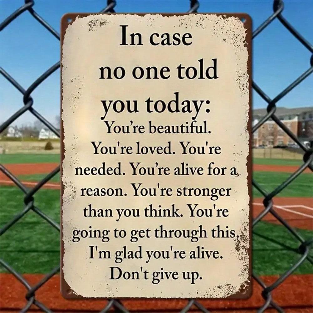 Retro Metal Paintings, Furniture, Living Room Decoration 20x30cm