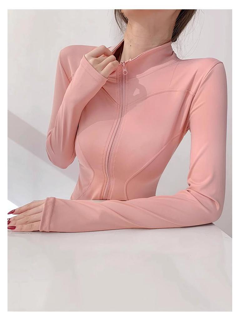 Giacca Sportiva da Donna Asciugatura Rapida Protezione UV Vestibilità Slim per Yoga e Corsa