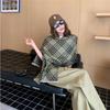 Autumn and winter new imitation cashmere double-sided striped scarf women's warm shawl versatile student couple outer scarf
