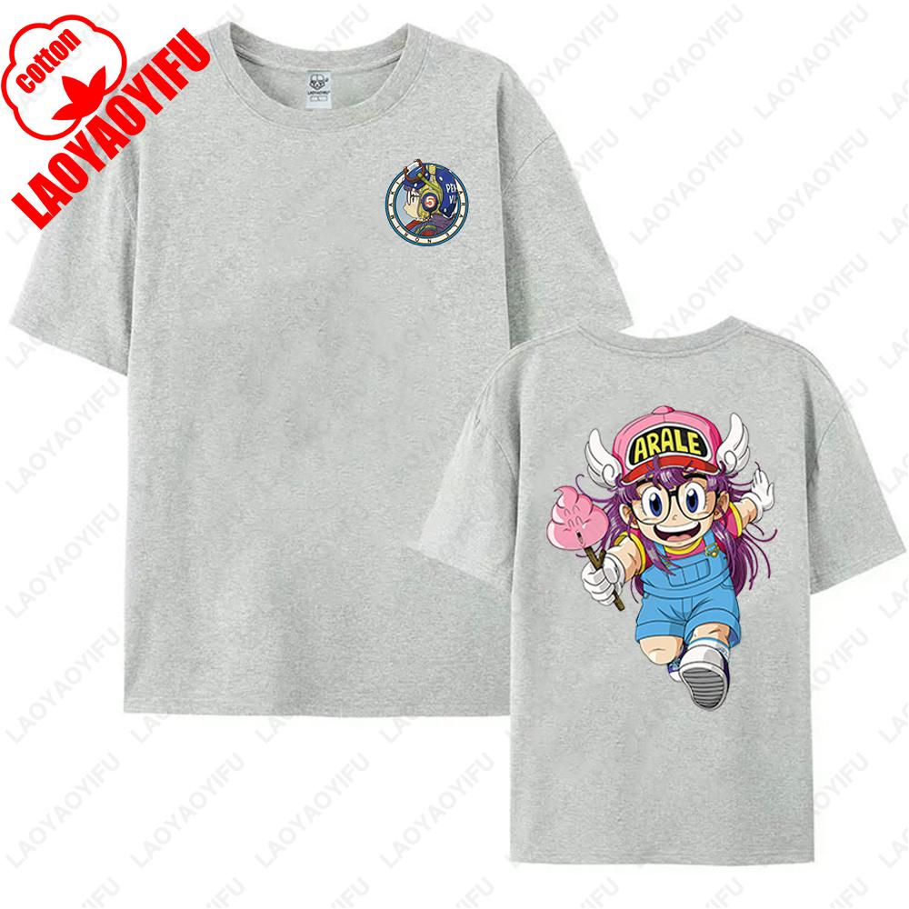 Cartoon Anime Little Girl Arale Graphic Tshirt Japanese Manga Printing Unisex Streetwear Kawaii Retro Trend Cool T Shirts Gifts