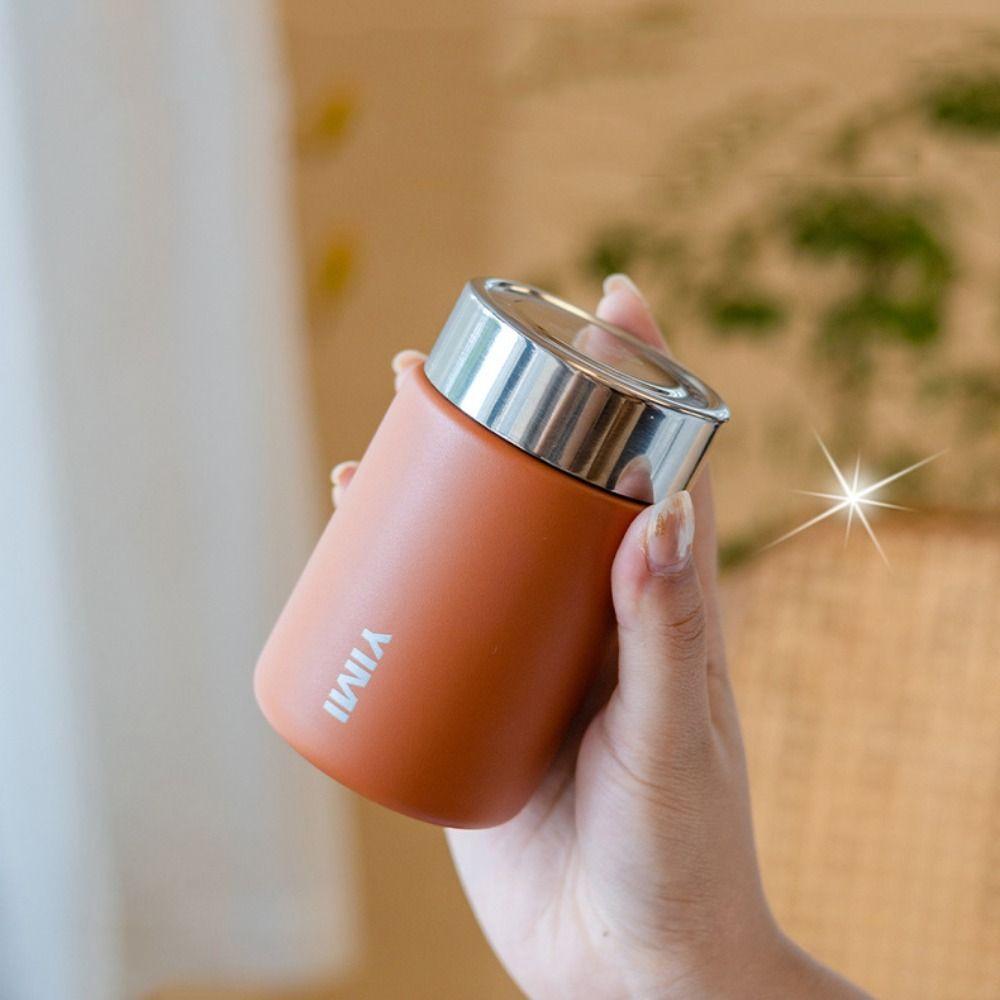 316 Stainless Steel 230ml Portable Vacuum Flask Leak Proof Mini Thermal Water Bottle Porridge Soup