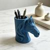 Portapenne a Testa di Cavallo Stampato in 3D Organizzatore da Scrivania Pratico per Matite Pennarelli Decorazione Creativa per Ufficio Casa Regalo Unico per Studenti