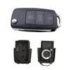 Carcasă de cheie rabatabilă cu 3 butoane pentru telecomandă pentru VW Volkswagen Golf Polo T5 Passat Skoda Beetle Carcasă pentru chei de mașină