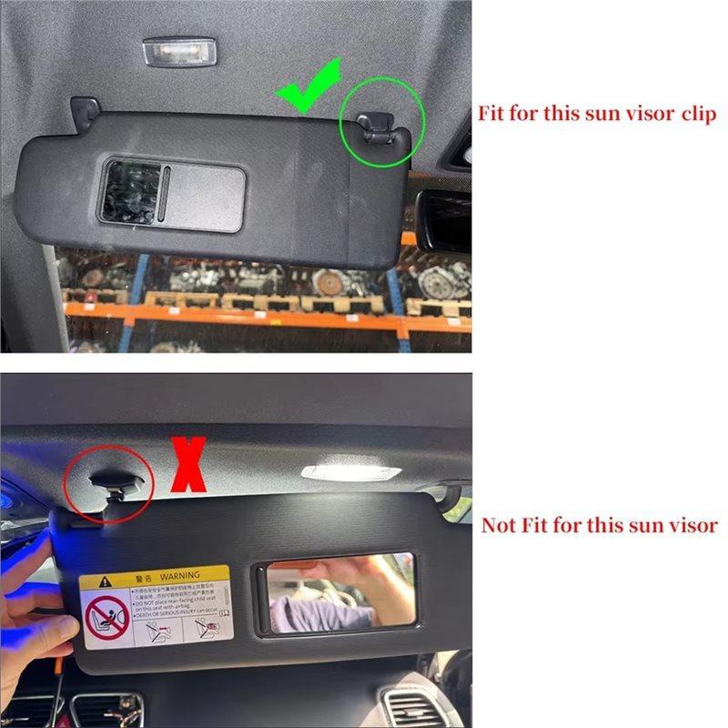 Sun Visor Sunshade Car Interior Accessories For VW Golf 5 2003-2008, Golf 6 2009-2014, Passat B6 B7