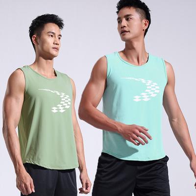 Summer Men's Gym Tank Top Fitness Training Clothing Quick-drying Loose Bodybuilding Sleeveless Shirt Men Fashion Basketball Running Vest