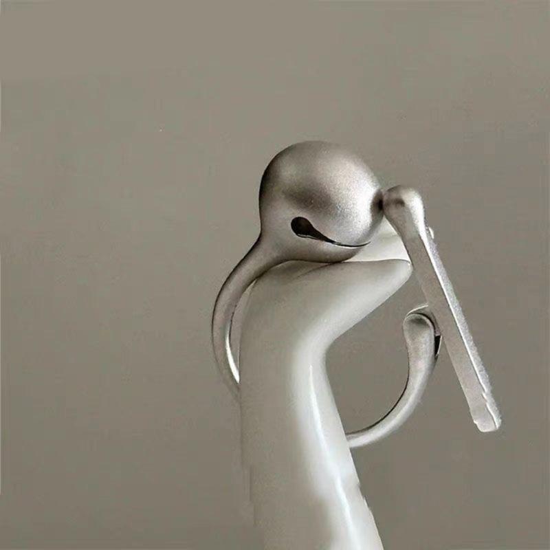 Adjustable Muyu Rings In Elegant Designs Unisex Fashion Alloy Jewelry Accessory for Any Occasions Daily Casual Use