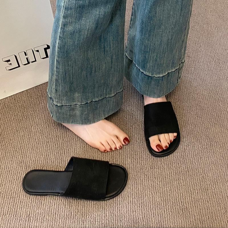 Fashion Rubber Flip Flops Slippers Women Summer Shoes Shale Female Beach Pantofle Slides Hawaiian Sabot Soft 2025 Flat Casual Leisure