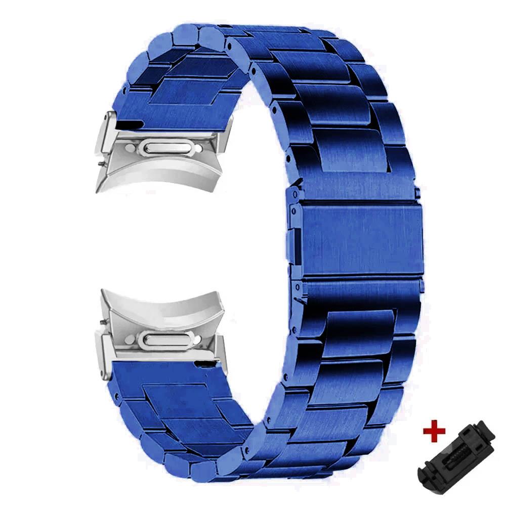 Řemínek z nerezové oceli bez mezer, rychloupínací, pro Samsung Galaxy Watch 6 Classic 43 47 mm, pro Galaxy 6 5 4 44 40 mm 5 Pro 45 mm