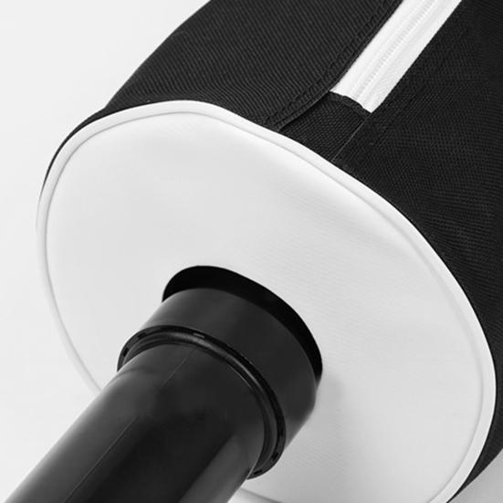 Golf Ball Retriever Detachable Labor Saving ABS Golf Picker Zipper Collect Bag