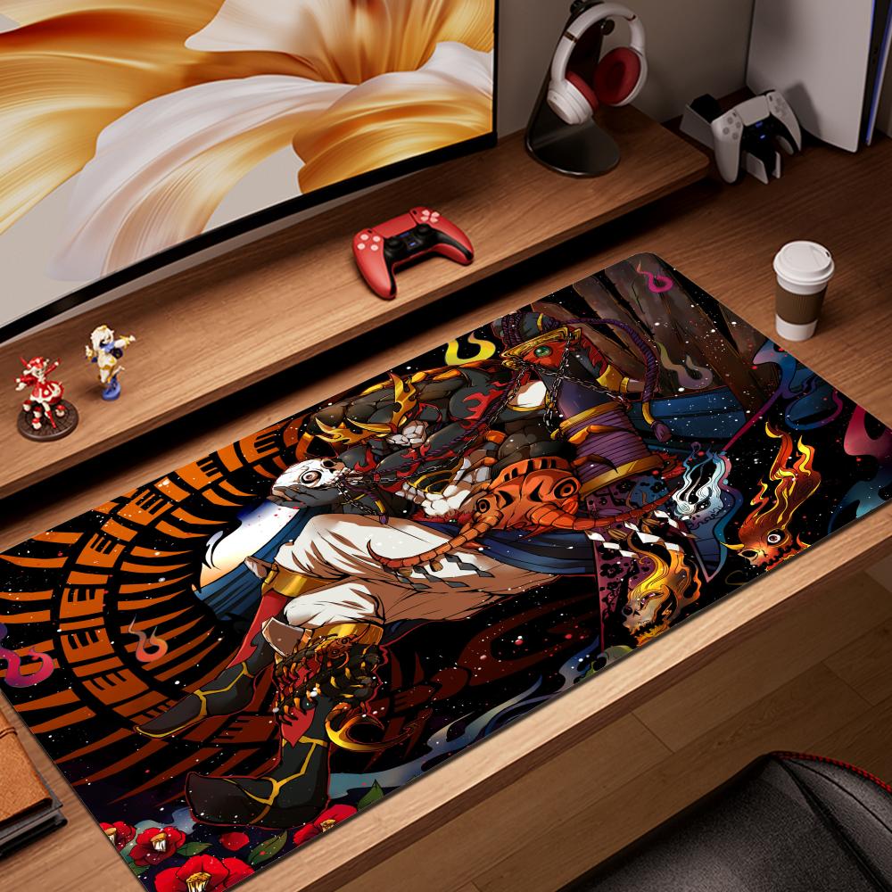 HYBXAXC Kawaii Mouse Pad Anime Digimon Pc Gamer Desk Mat Accessories Keyboard Deskmat Computer Mat Rug Laptop Hot