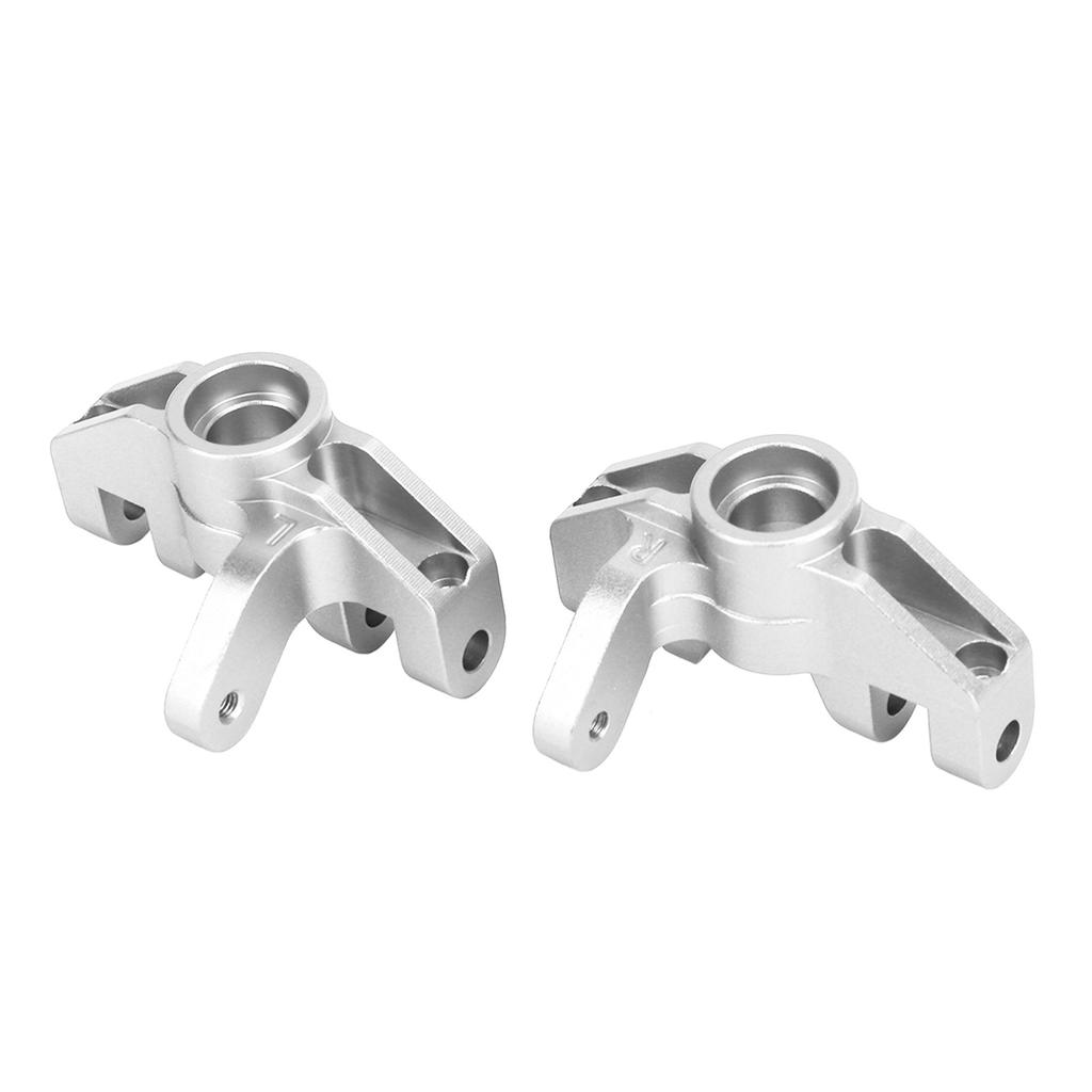 2pcs RC Steering Cup Professional Aluminum Alloy Steering Cup for LOSI Hammer Rey U4 Rock Racer 1 10 RC Car Silver