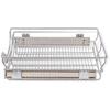 Built in Basket Drawer Slides 2 pcs Silver 500 mm